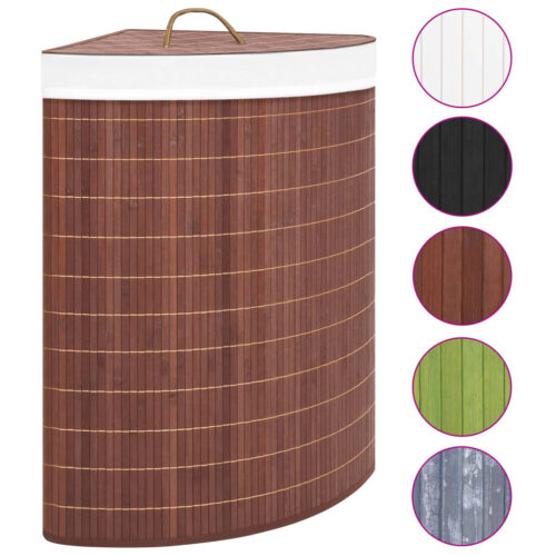 Bamboo Corner Laundry Basket Brown 60 L - Image 2