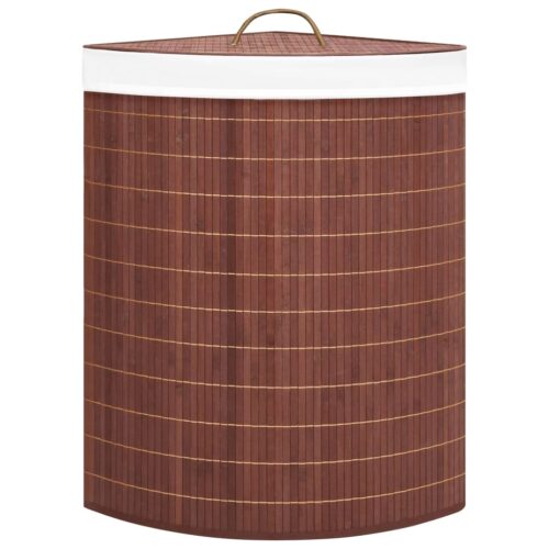 Bamboo Corner Laundry Basket Brown 60 L - Image 3