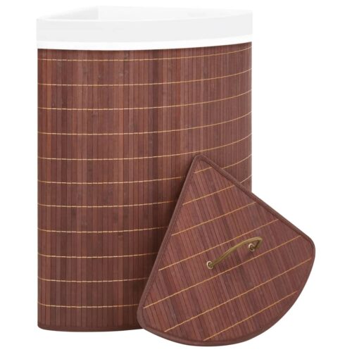 Bamboo Corner Laundry Basket Brown 60 L - Image 4