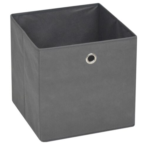 10pcs Non-Woven Fabric Storage Box Grey Closet Wardrobe Cubes Bins Organiser - Image 3