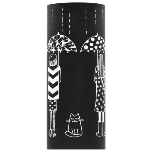 Umbrella Stand Women Steel Black - Image 2