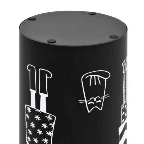 Umbrella Stand Women Steel Black - Image 5