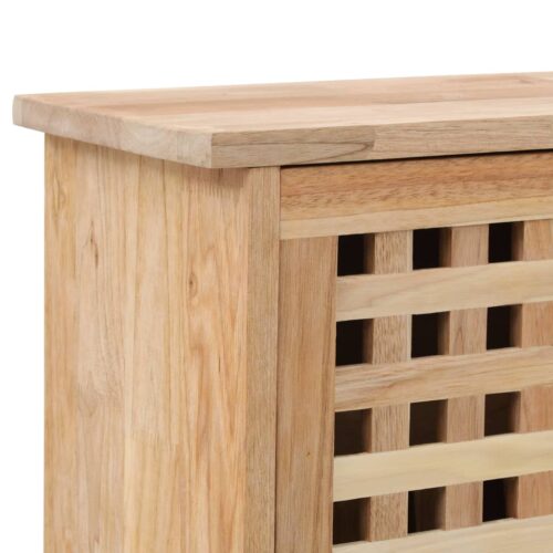 Shoe Storage Cabinet 55x20x104cm Solid Walnut Wood - Image 6