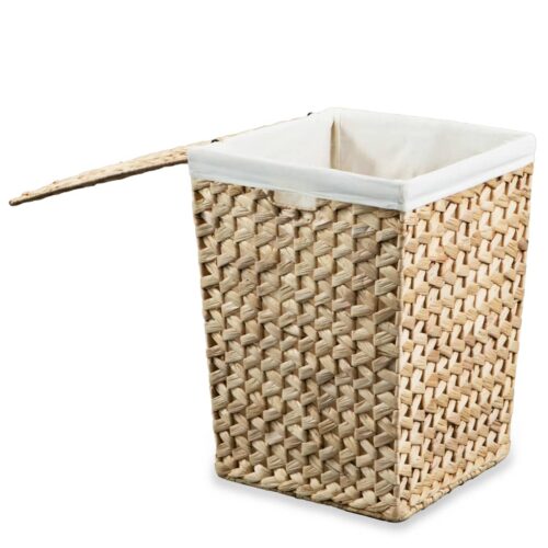 Laundry Basket Set 2 Pieces Water Hyacinth - Image 6