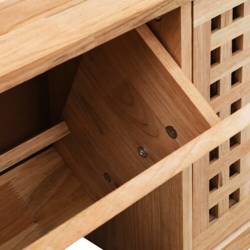 Shoe Storage Bench 94x20x38cm Solid Walnut Wood - Image 7