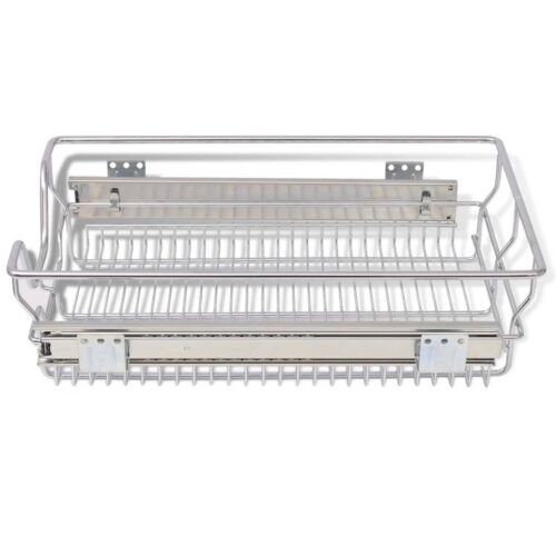 Pull-Out Wire Baskets 2pcs Silver 400mm - Image 5