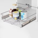 Pull-Out Wire Baskets 2pcs Silver 500mm