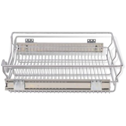 Pull-Out Wire Baskets 2pcs Silver 500mm - Image 5