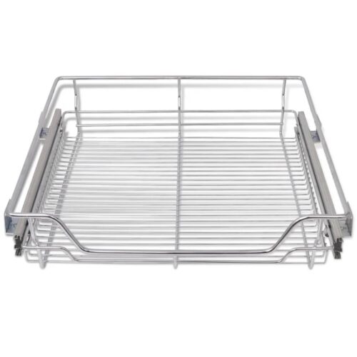 Pull-Out Wire Baskets 2pcs Silver 600mm - Image 4