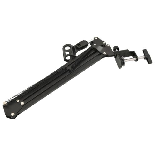 Tablemountedmicrophone Stand Black Steel - Image 4