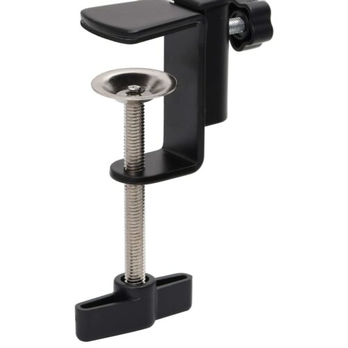 Tablemountedmicrophone Stand Black Steel - Image 7