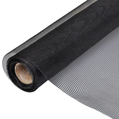 mesh Screen Fiberglass 100x500cm Black