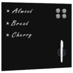 Wall-Mountedmagnetic Board Glass 40x40cm