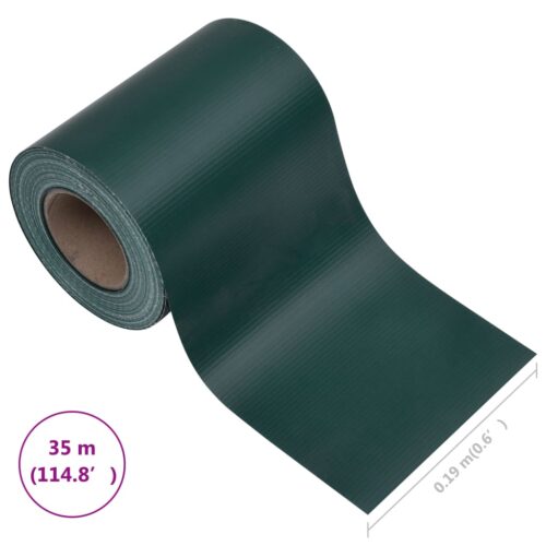 Outdoor Privacy Screen Garden Patio Roll Fence Barrier Border Cover 35x0.19m Matte Green - Image 10