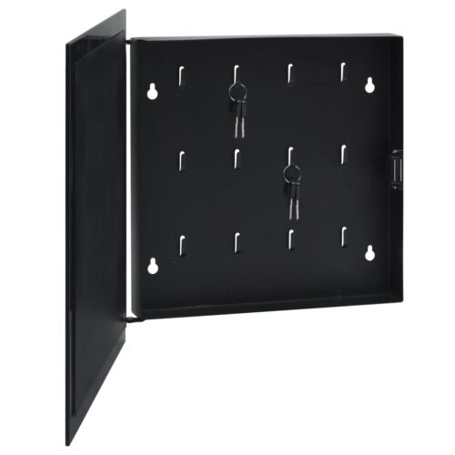 Key Box withmagnetic Board Black 35x35x4cm - Image 2