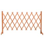 Garden Trellis Fence Orange 150x80cm Solid Firwood