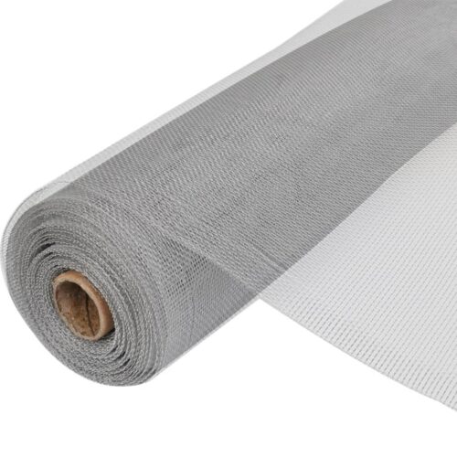 mesh Screen Aluminium 100x500cm Silver
