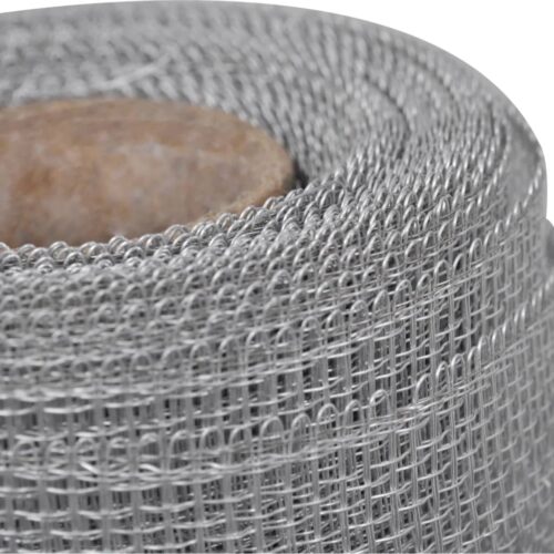 mesh Screen Aluminium 100x500cm Silver - Image 4