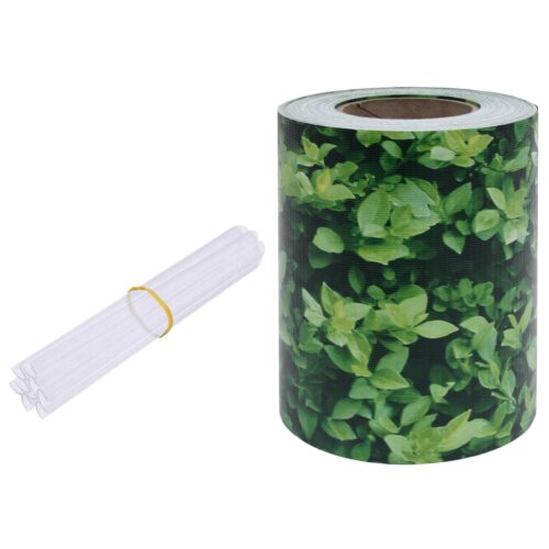 Garden Privacy Screen PVC 35x0.19m Green - Image 2
