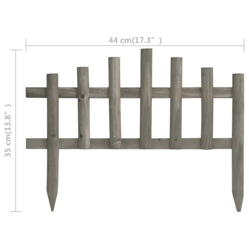 Lawn Edgings 10pcs Firwood 4.4 m - Image 6