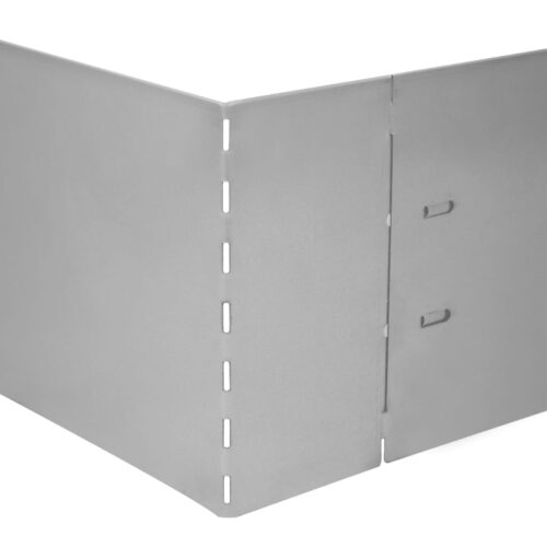 Set of 5 Flexible Lawn Fence Galvanised Steel 100 x 14cm - Image 5