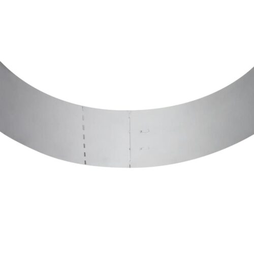 Set of 5 Flexible Lawn Fence Galvanised Steel 100 x 14cm - Image 8