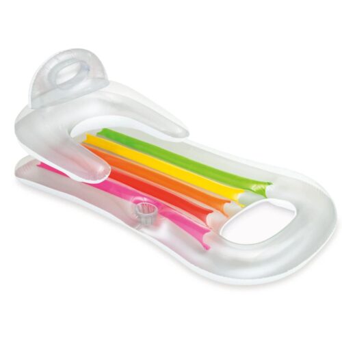 Inflatable Pool Lounger 160x85cm Vinyl - Image 2