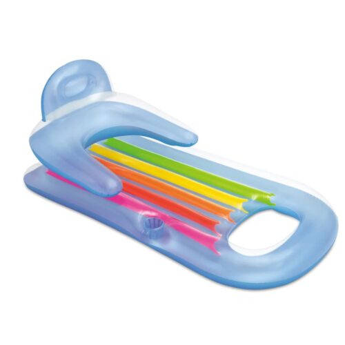 Inflatable Pool Lounger 160x85cm Vinyl - Image 3