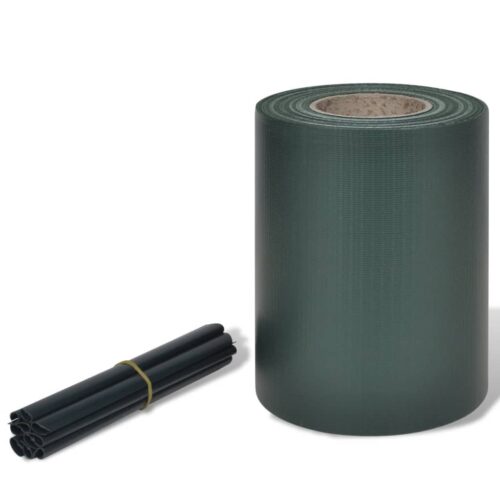 Garden Privacy Screen PVC 70x0.19m Green - Image 2