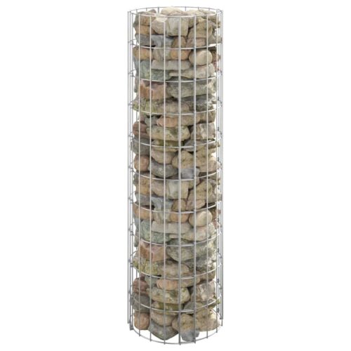 Circular Gabion Pole Galvanised Steel √ò30x100cm