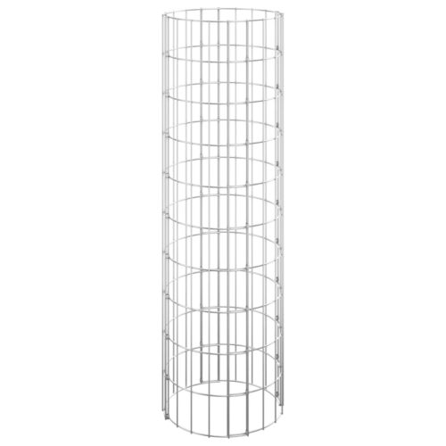 Circular Gabion Pole Galvanised Steel √ò30x100cm - Image 2