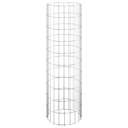 Circular Gabion Pole Galvanised Steel √ò30x100cm - Image 3