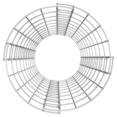 Circular Gabion Pole Galvanised Steel √ò30x100cm - Image 4