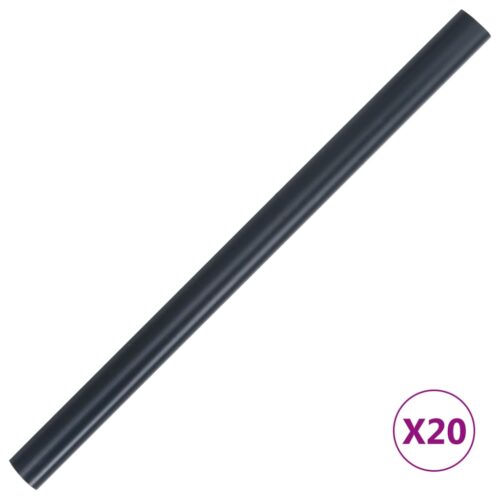 Garden Privacy Screen PVC 35x0.19m Matte Dark Grey - Image 8