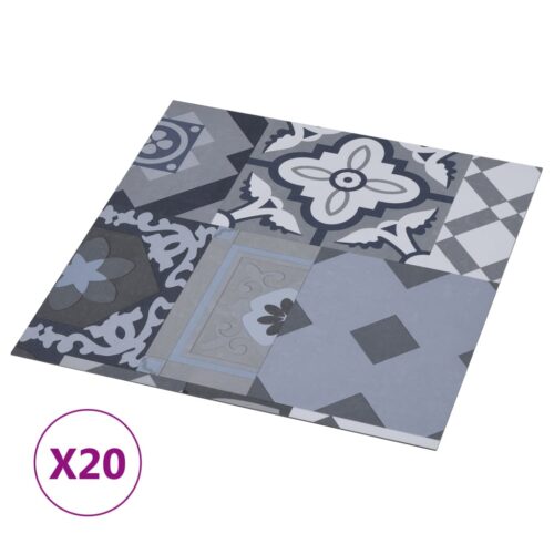 Self-Adhesive Flooring Planks DIY Stick-On Floor Tiles 20pcs PVC 1.86m Coloured Pattern - Image 2
