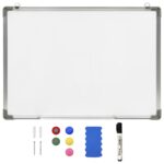 Magnetic Dry-erase Whiteboard White 70x50cm Steel