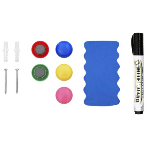 Magnetic Dry-erase Whiteboard White 70x50cm Steel - Image 5