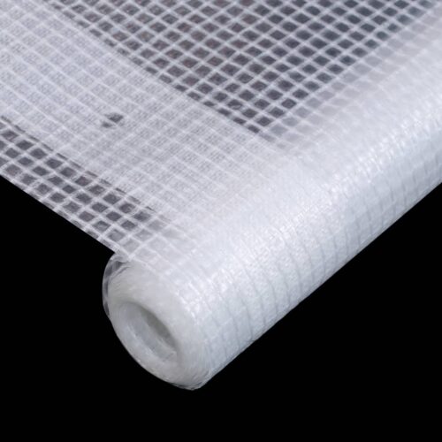 Leno Tarpaulin 260g/m 3x4m White Heavy Duty Camping Poly Tarps Cover - Image 4