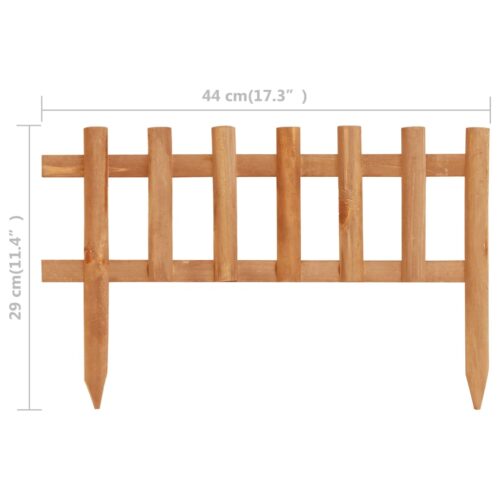 Lawn Edgings 10pcs Firwood 4.4 m - Image 6
