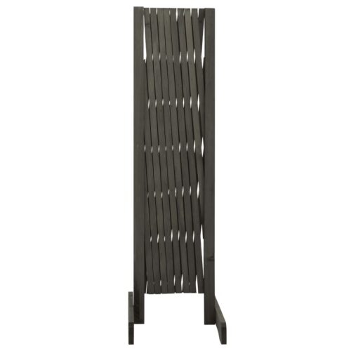 Garden Trellis Fence Grey 180x100cm Solid Firwood - Image 3
