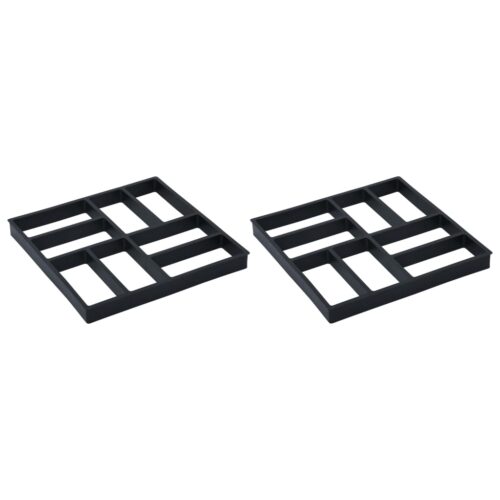 Pavement Moulds 2pcs 40x40x4cm Plastic
