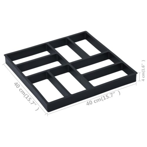Pavement Moulds 2pcs 40x40x4cm Plastic - Image 6
