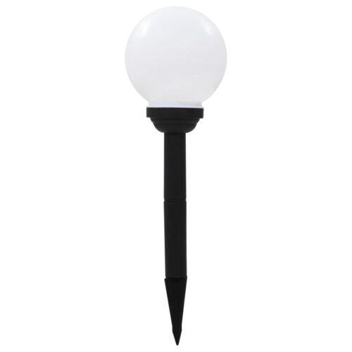 Outdoor Solar Lamps 4pcs LED Spherical 15cm RGB - Image 2