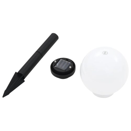 Outdoor Solar Lamps 4pcs LED Spherical 15cm RGB - Image 6