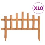 Lawn Edgings 10pcs Firwood 4.4 m