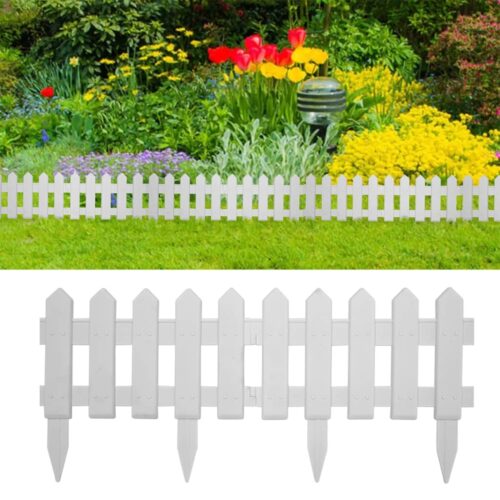 Lawn Edgings 25pcs White 10m PP