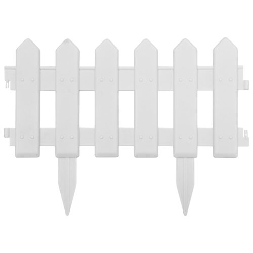 Lawn Edgings 25pcs White 10m PP - Image 3