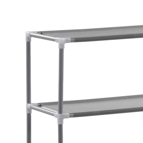 3-Tier Storage Rack over Laundrymachine Silver 69x28x169cm - Image 6