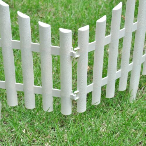 17pcs 10M White Lawn Divider Edging Garden Landscape Border Grass Edge Fencing - Image 6