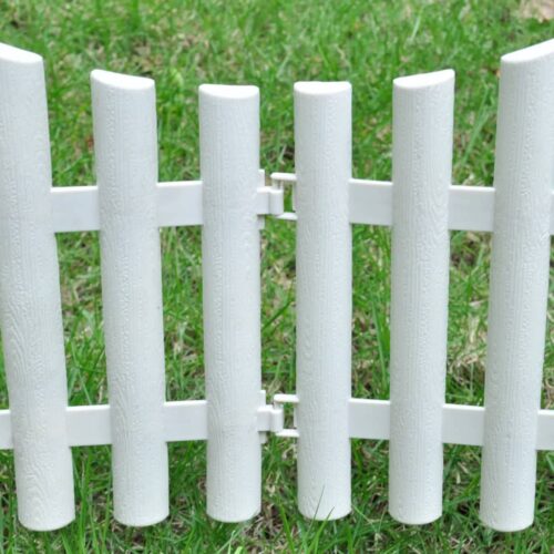 17pcs 10M White Lawn Divider Edging Garden Landscape Border Grass Edge Fencing - Image 7